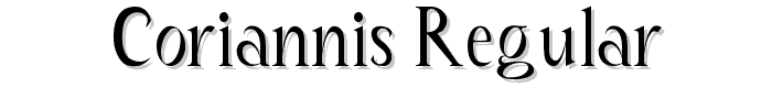 Coriannis Regular font
